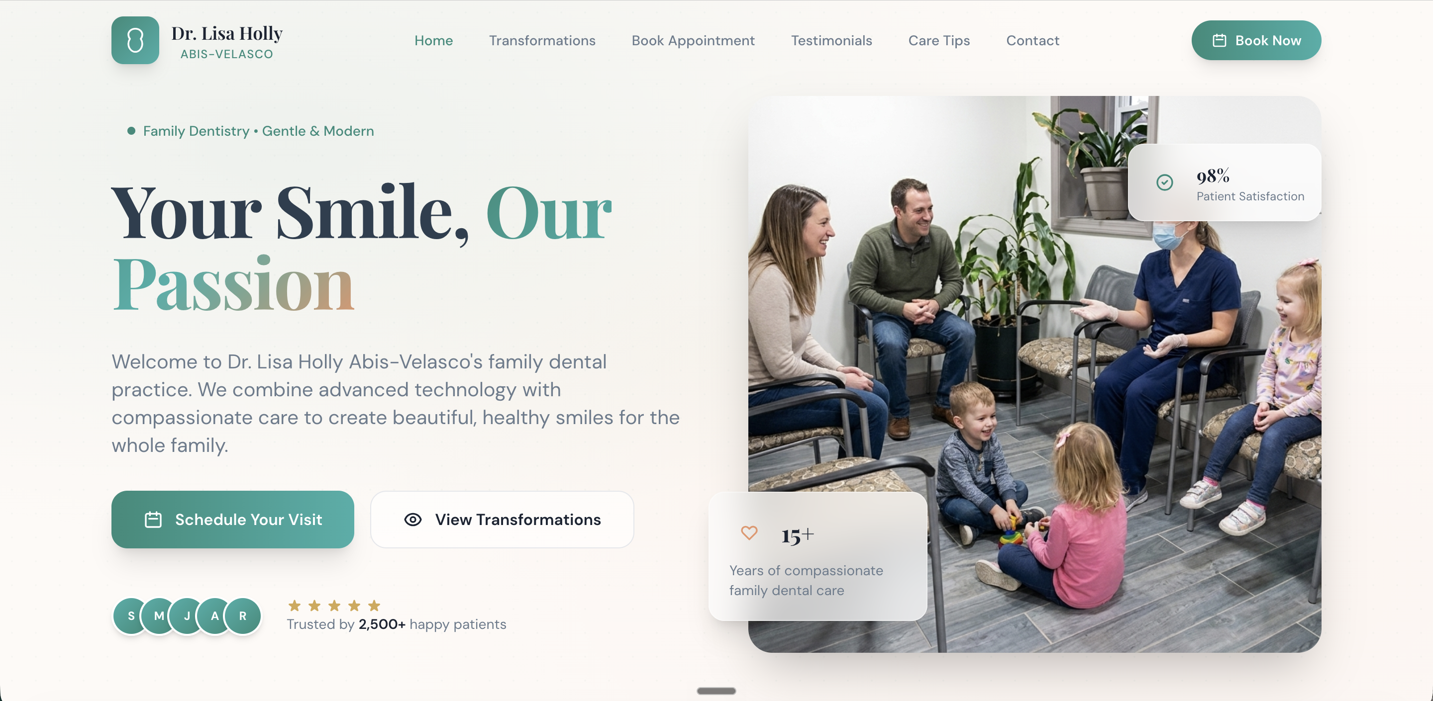 Dental Practice website